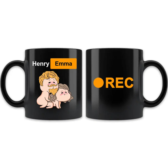 Custom Personalized Couple Coffee Mug - Best Gift Idea For Husband/ Wife/ Birthday/ Anniversary
