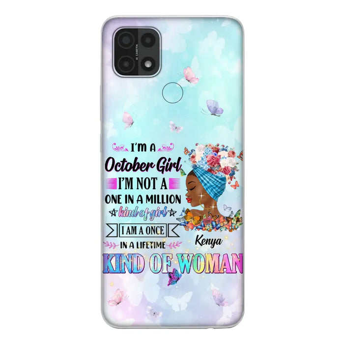 Custom Personalized Birthday Girl Phone Case - Gift Idea For Birthday - I'm A October Girl I'm Not A One In A Million Kind Of Girl - Case For Oppo/Xiaomi/Huawei