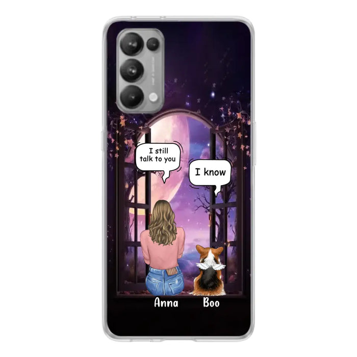 Custom Personalized Memorial Pet Phone Case - Upto 4 Dogs/Cats/Rabbits - Memorial Gift Idea for Dog/Cat/Rabbit Owners - Case For Oppo/Xiaomi/Huawei