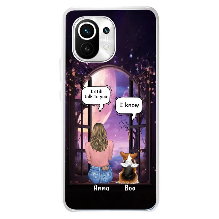 Custom Personalized Memorial Pet Phone Case - Upto 4 Dogs/Cats/Rabbits - Memorial Gift Idea for Dog/Cat/Rabbit Owners - Case For Oppo/Xiaomi/Huawei