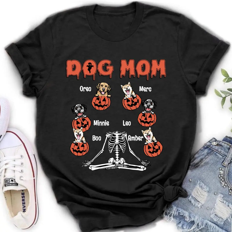 Personalized Dog/Cat Mom Shirt/Hoodie - Gift Idea for Halloween/Dog/Cat Lovers - Up to 6 Dogs - Dog Mom