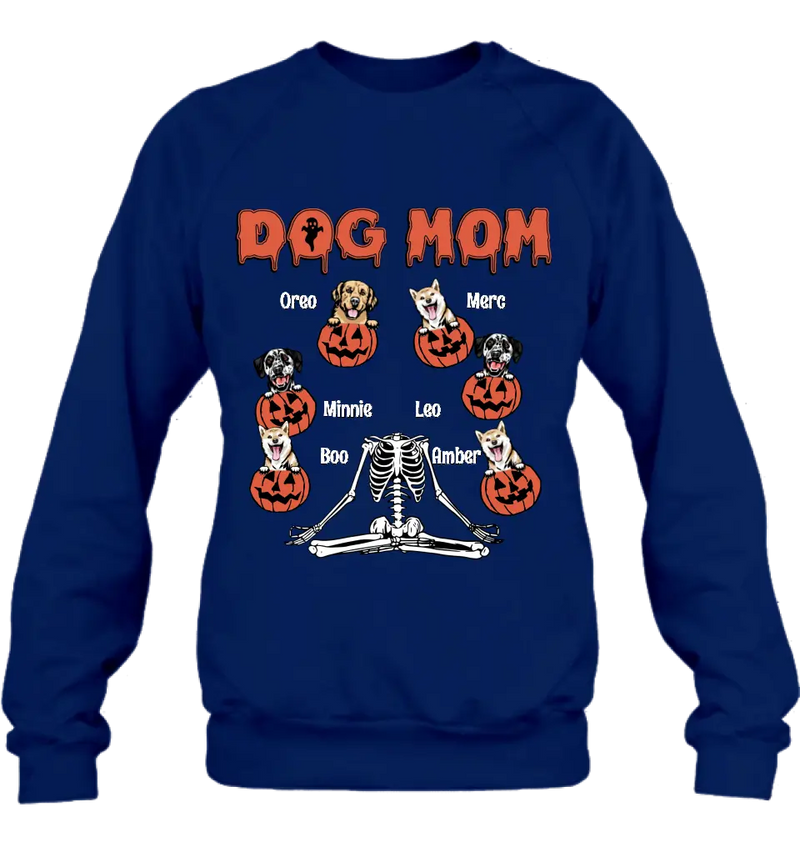 Personalized Dog/Cat Mom Shirt/Hoodie - Gift Idea for Halloween/Dog/Cat Lovers - Up to 6 Dogs - Dog Mom