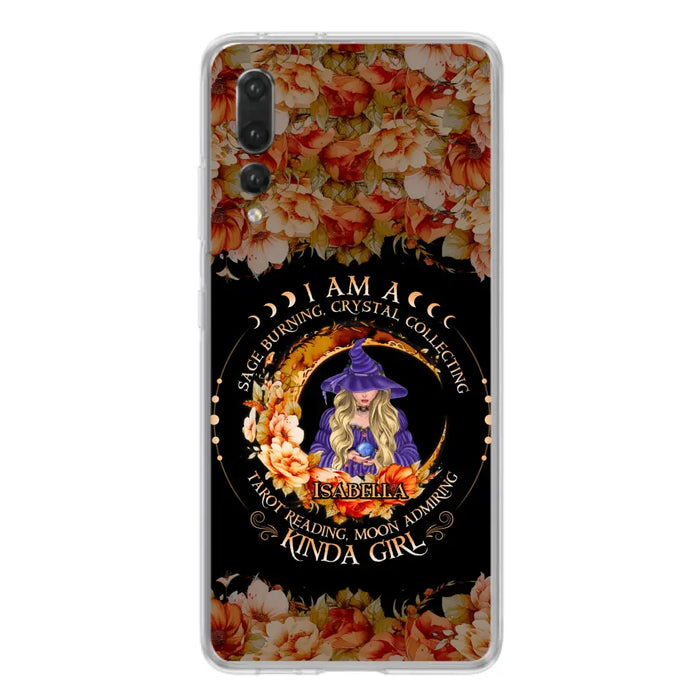 Custom Personalized Witch Phone Case - Gift Idea For Halloween - I Am A Sage Burning, Crystal Collecting, Tarot Reading, Moon Admiring Kinda Girl - Cases For Oppo/Xiaomi/Huawei