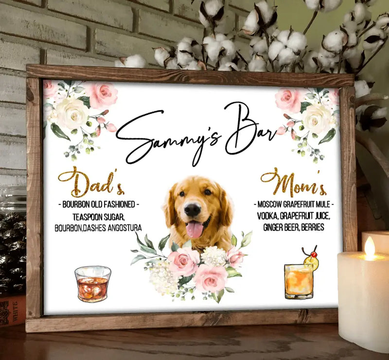 Personalized Wedding Poster - Upload Photo - Wedding/Anniversary Gift for Couple/Dog Lovers