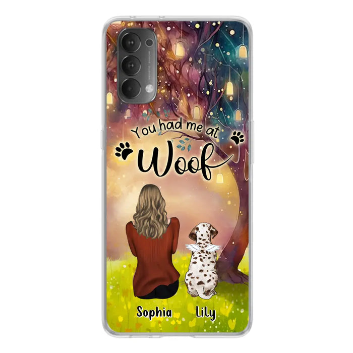 Custom Personalized Memorial Dog Mom Phone Case - Upto 3 Dogs - Memorial Gift Idea for Dog Lovers - You Had Me At Woof - Case For Xiaomi/Oppo/Huawei