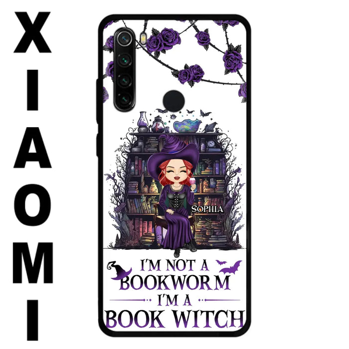 Personalized Witch Phone Case - Halloween Gift Idea For Witch Lovers/Book Lovers - I'm Not A Book Worm I'm A Book Witch - Case For Oppo/Xiaomi/Huawei