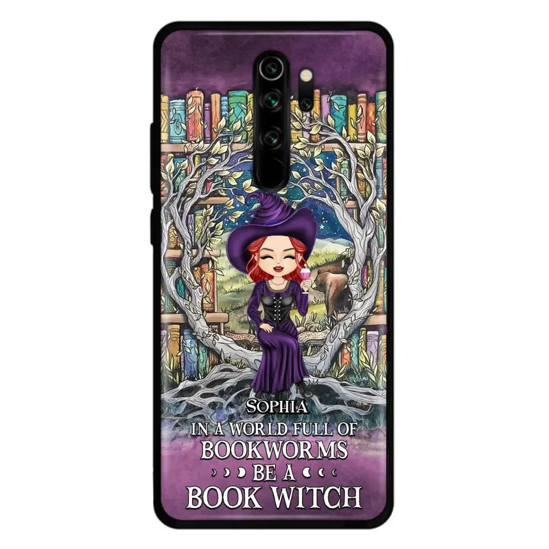 Personalized Witch Phone Case - Halloween Gift Idea For Witch Lovers/Book Lovers - In A World Full Of Bookworms Be A Book Witch - Case For Oppo/Xiaomi/Huawei