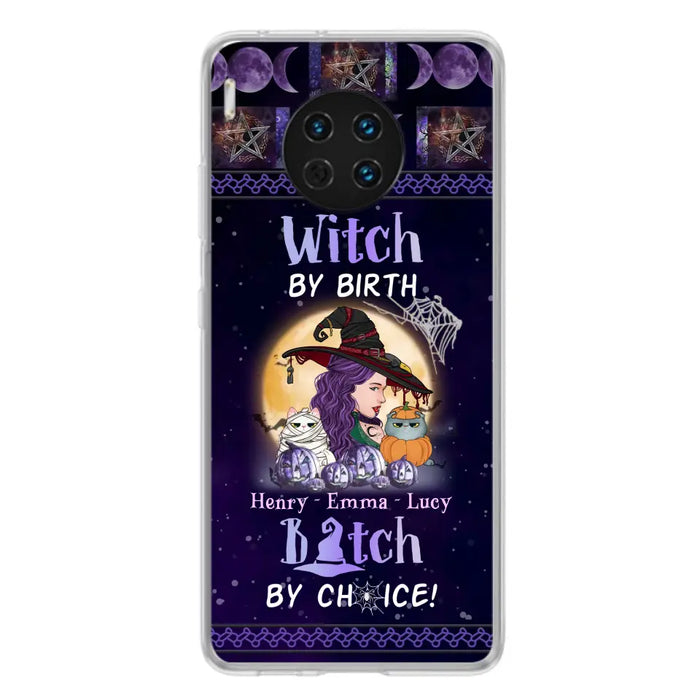 Personalized Witch Mom Phone Case - Gift Idea For Halloween/Witch/Pet Lovers - Witch By Birth Bitch By Choice - Case For Oppo/Xiaomi/Huawei