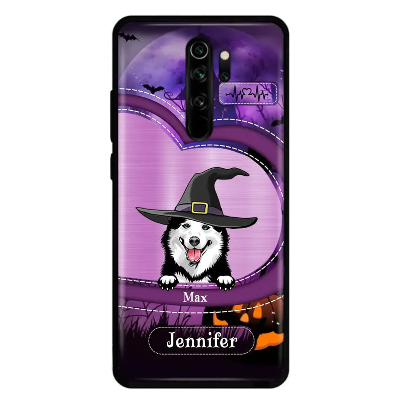 Personalized Dog Halloween Phone Case - Gift Idea For Dog Lover/Halloween - Up to 3 Dogs - Case For Xiaomi/Oppo/Huawei