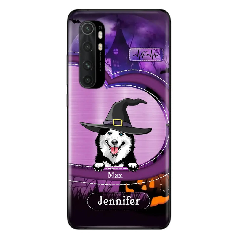 Personalized Dog Halloween Phone Case - Gift Idea For Dog Lover/Halloween - Up to 3 Dogs - Case For Xiaomi/Oppo/Huawei