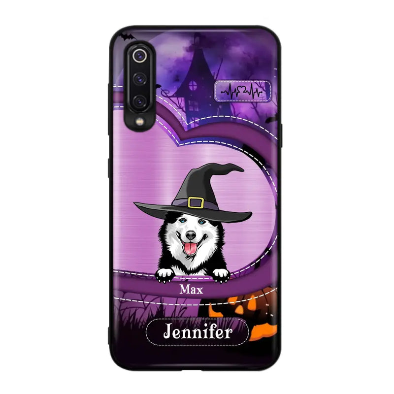 Personalized Dog Halloween Phone Case - Gift Idea For Dog Lover/Halloween - Up to 3 Dogs - Case For Xiaomi/Oppo/Huawei