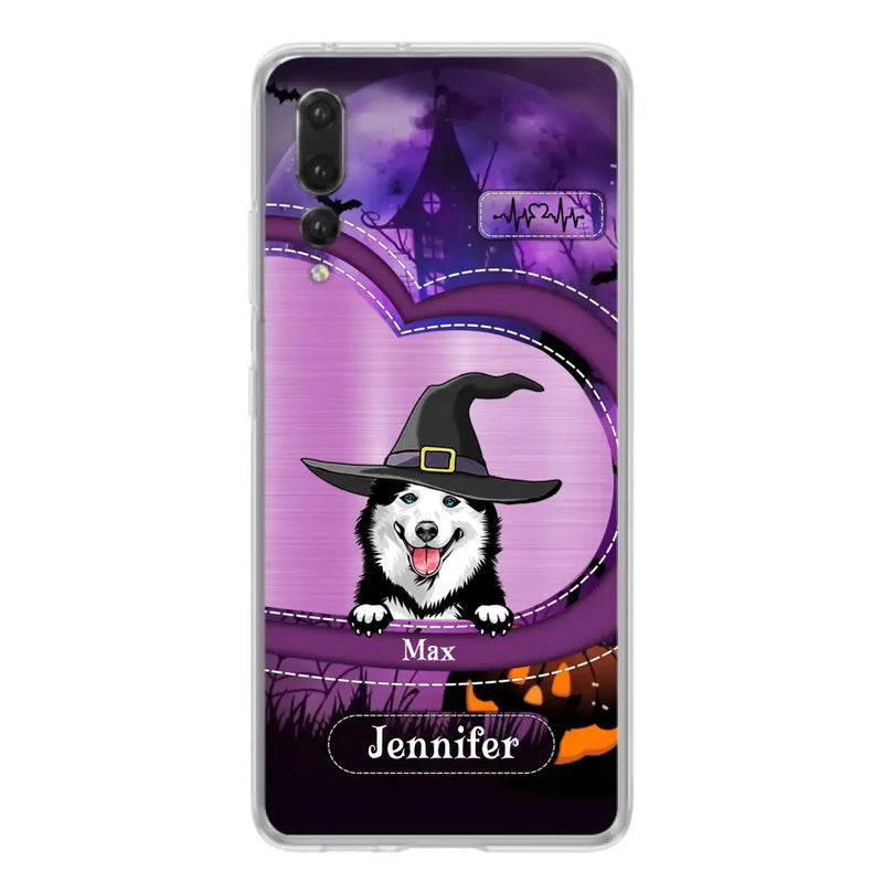 Personalized Dog Halloween Phone Case - Gift Idea For Dog Lover/Halloween - Up to 3 Dogs - Case For Xiaomi/Oppo/Huawei