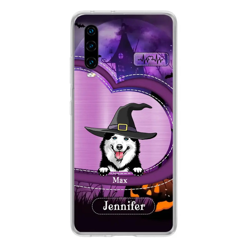 Personalized Dog Halloween Phone Case - Gift Idea For Dog Lover/Halloween - Up to 3 Dogs - Case For Xiaomi/Oppo/Huawei