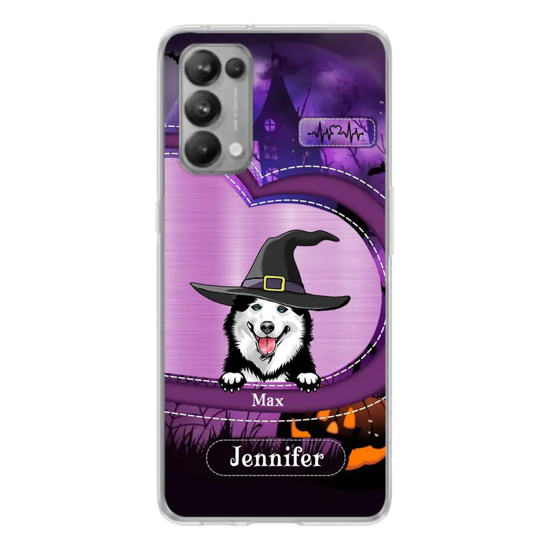 Personalized Dog Halloween Phone Case - Gift Idea For Dog Lover/Halloween - Up to 3 Dogs - Case For Xiaomi/Oppo/Huawei
