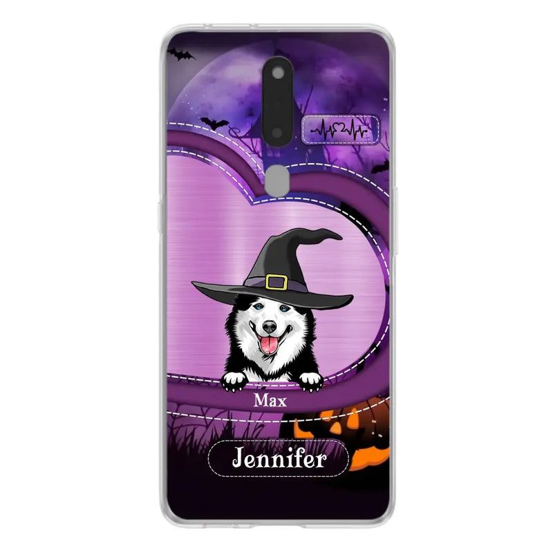 Personalized Dog Halloween Phone Case - Gift Idea For Dog Lover/Halloween - Up to 3 Dogs - Case For Xiaomi/Oppo/Huawei