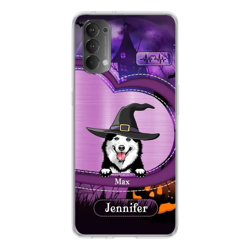 Personalized Dog Halloween Phone Case - Gift Idea For Dog Lover/Halloween - Up to 3 Dogs - Case For Xiaomi/Oppo/Huawei
