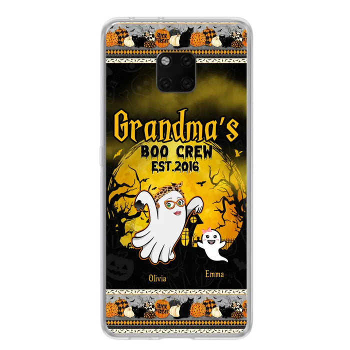 Custom Personalized Grandma Phone Case - Halloween Gift For Grandma - Upto 7 Kids - Grandma's Boo Crew - Case For Xiaomi/ Oppo/ Huawei