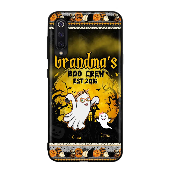 Custom Personalized Grandma Phone Case - Halloween Gift For Grandma - Upto 7 Kids - Grandma's Boo Crew - Case For Xiaomi/ Oppo/ Huawei