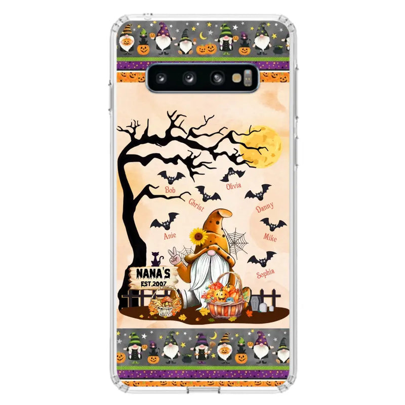 Personalized Boo Grandma Phone Case - Halloween Gift For Grandma - Up to 7 Kids - Case For iPhone/Samsung