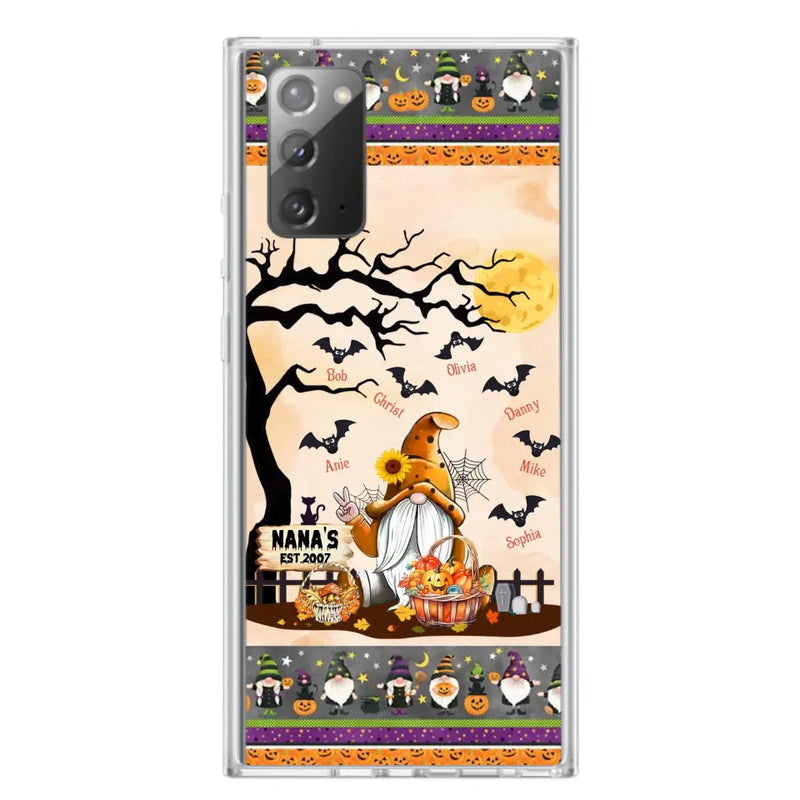 Personalized Boo Grandma Phone Case - Halloween Gift For Grandma - Up to 7 Kids - Case For iPhone/Samsung