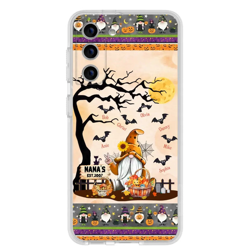 Personalized Boo Grandma Phone Case - Halloween Gift For Grandma - Up to 7 Kids - Case For iPhone/Samsung