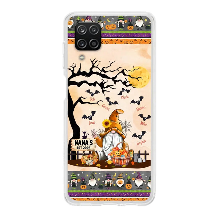 Custom Personalized Boo Grandma Phone Case - Halloween Gift For Grandma - Upto 7 Kids - Case For iPhone/ Samsung