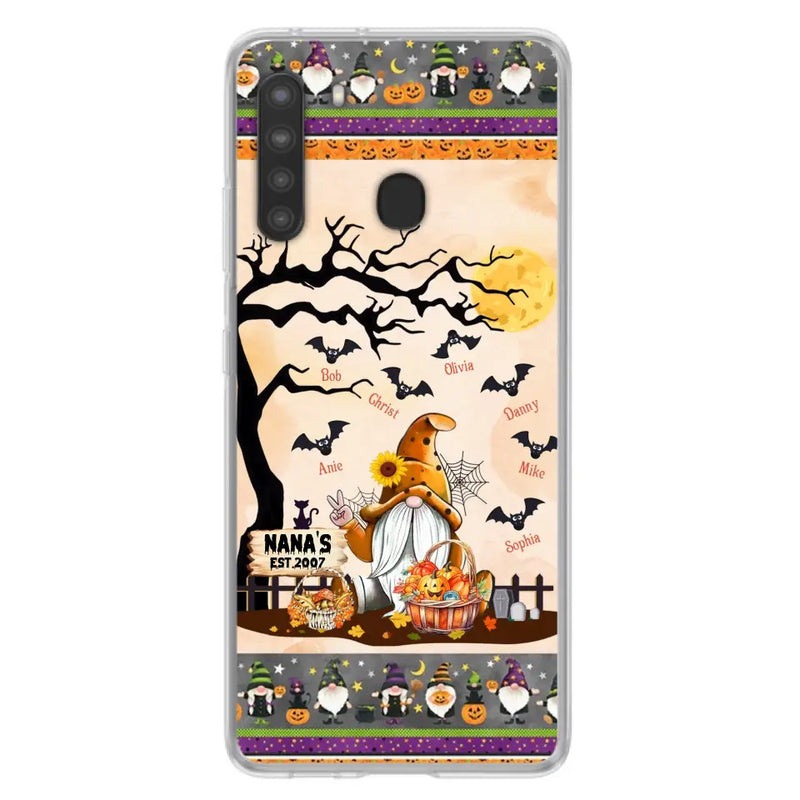 Personalized Boo Grandma Phone Case - Halloween Gift For Grandma - Up to 7 Kids - Case For iPhone/Samsung