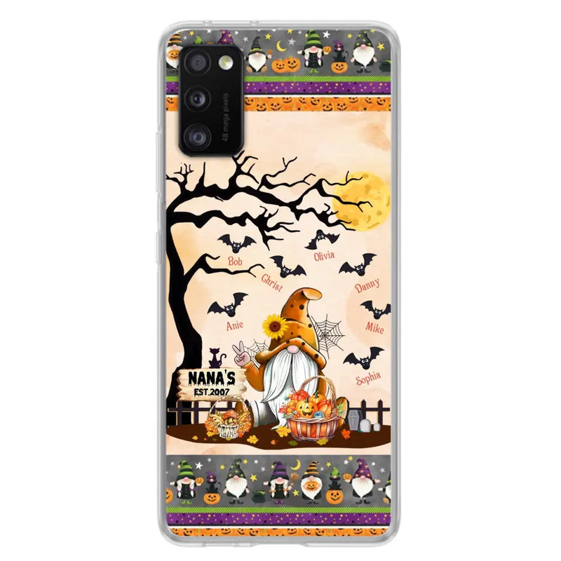 Personalized Boo Grandma Phone Case - Halloween Gift For Grandma - Up to 7 Kids - Case For iPhone/Samsung