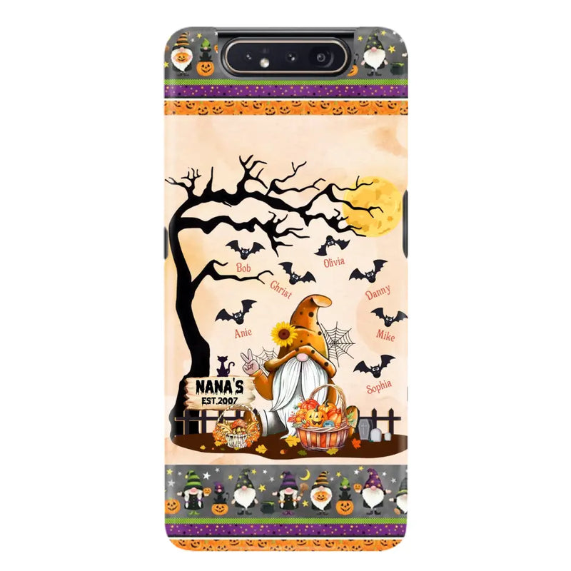 Personalized Boo Grandma Phone Case - Halloween Gift For Grandma - Up to 7 Kids - Case For iPhone/Samsung