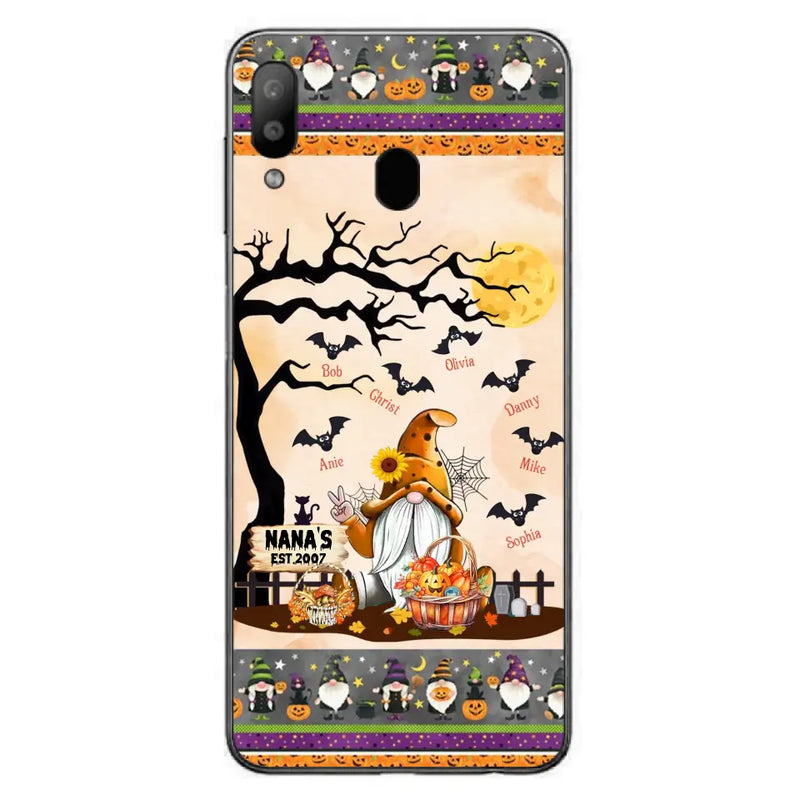 Personalized Boo Grandma Phone Case - Halloween Gift For Grandma - Up to 7 Kids - Case For iPhone/Samsung