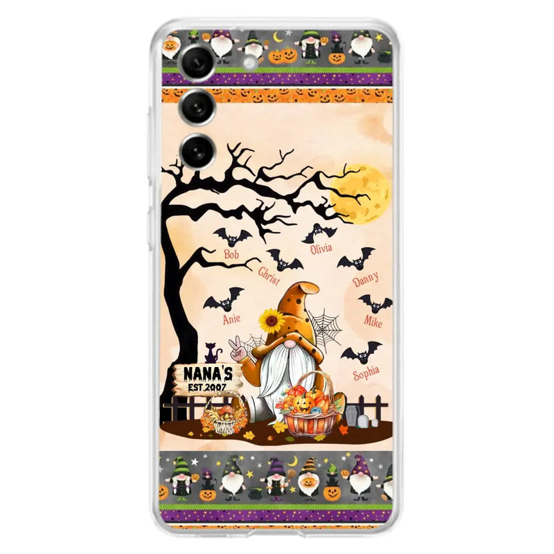 Personalized Boo Grandma Phone Case - Halloween Gift For Grandma - Up to 7 Kids - Case For iPhone/Samsung
