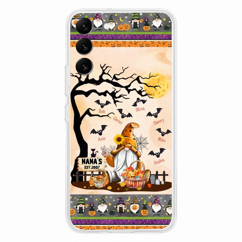 Personalized Boo Grandma Phone Case - Halloween Gift For Grandma - Up to 7 Kids - Case For iPhone/Samsung