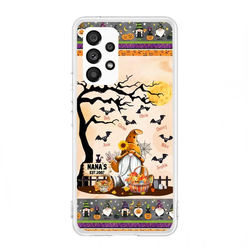 Personalized Boo Grandma Phone Case - Halloween Gift For Grandma - Up to 7 Kids - Case For iPhone/Samsung