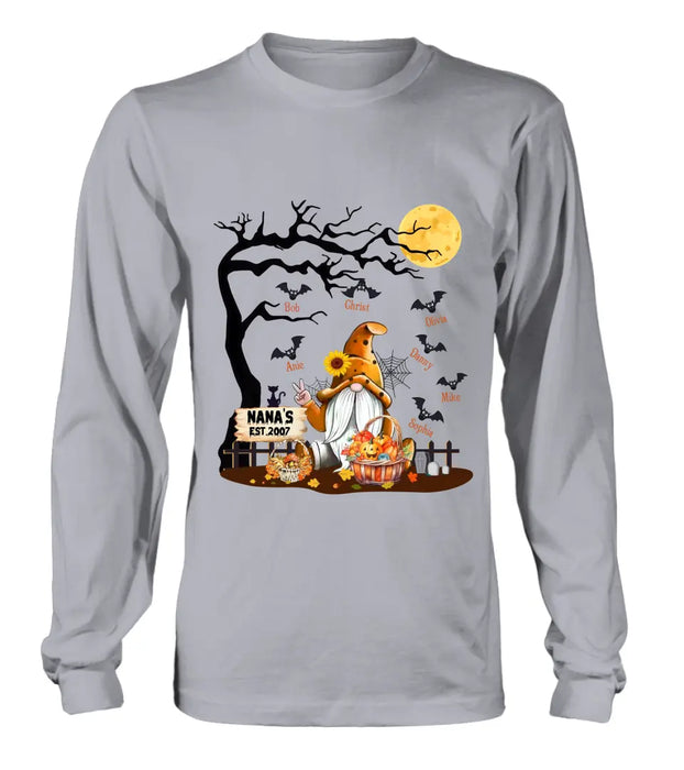 Personalized Boo Grandma Shirt/Hoodie - Halloween Gift For Grandma/Mom - Up to 7 Kids