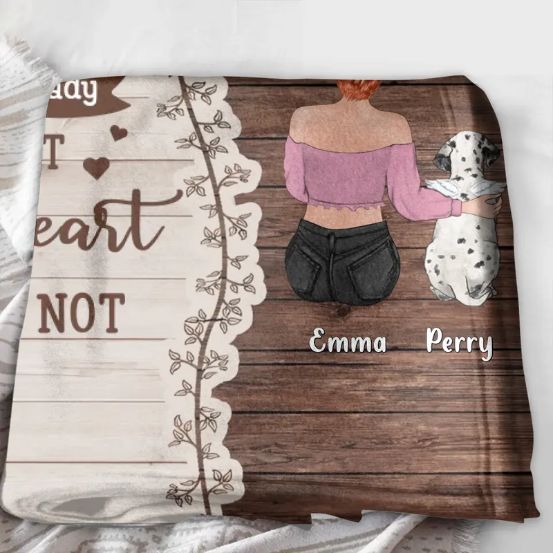 Personalized Memorial Pet Pillow Cover/Quilt/Fleece Throw Blanket - Up to 3 Dogs/Cats - Memorial Gift Idea for Dog/Cat Owners - Your Wings Were Ready But My Heart Was Not