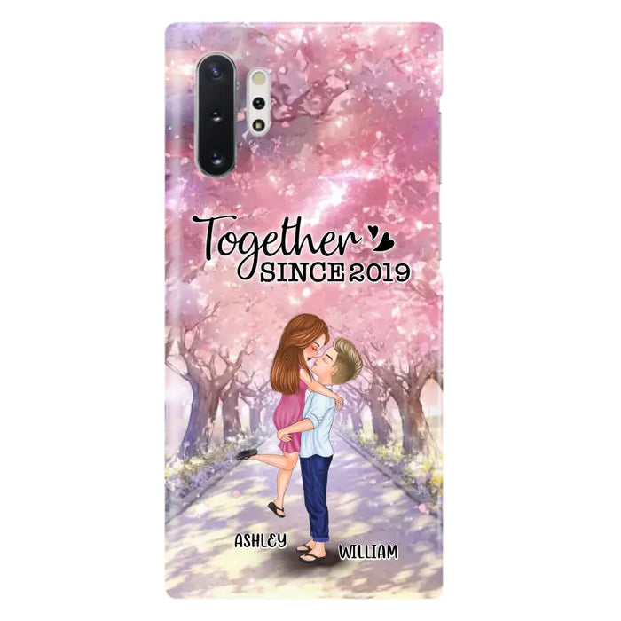 Personalized Couple Phone Case - Wedding/Anniversary Gift Idea for Couple - Together Since 2019 - Case For iPhone/Samsung