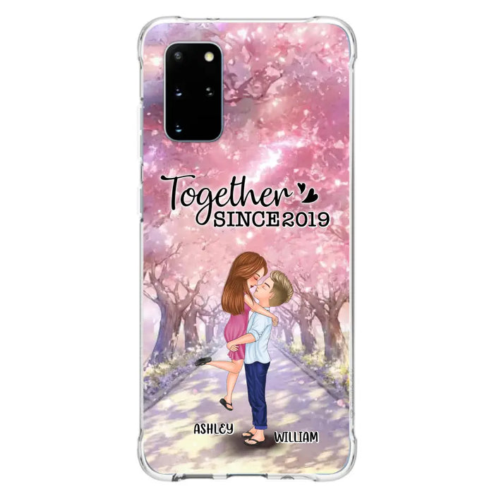 Personalized Couple Phone Case - Wedding/Anniversary Gift Idea for Couple - Together Since 2019 - Case For iPhone/Samsung