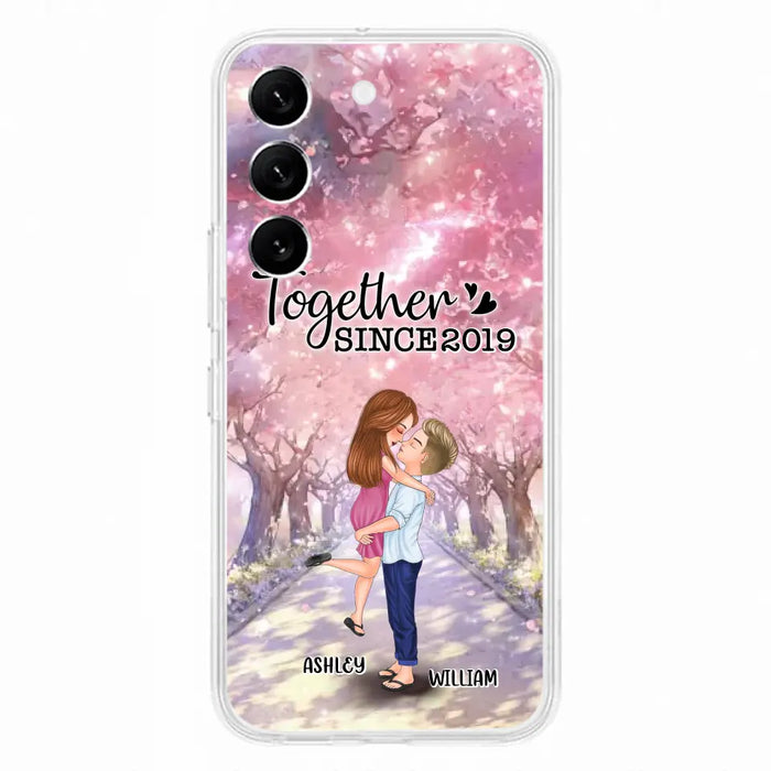 Personalized Couple Phone Case - Wedding/Anniversary Gift Idea for Couple - Together Since 2019 - Case For iPhone/Samsung