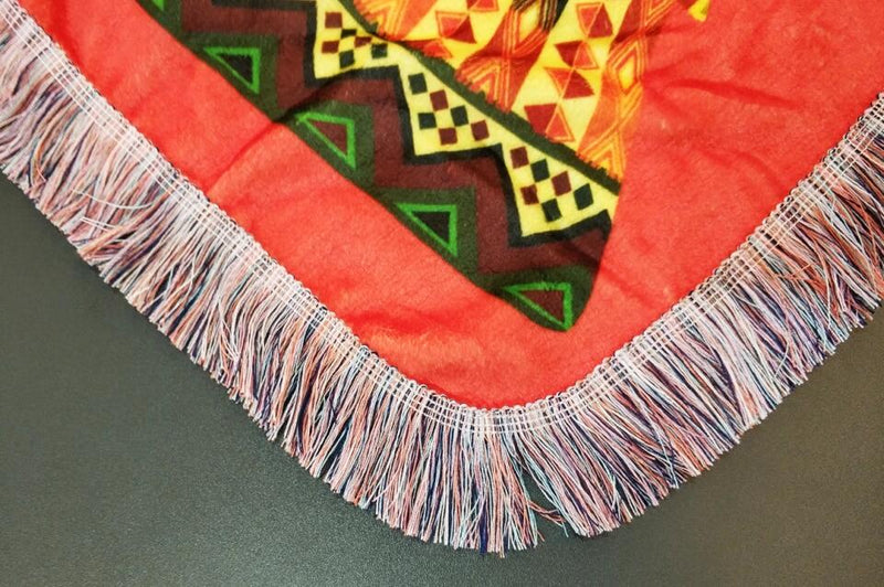 Personalized Autumn Couple Fringe Blanket - Gift Idea For Couple/Husband/Wife - Let Get Cozy