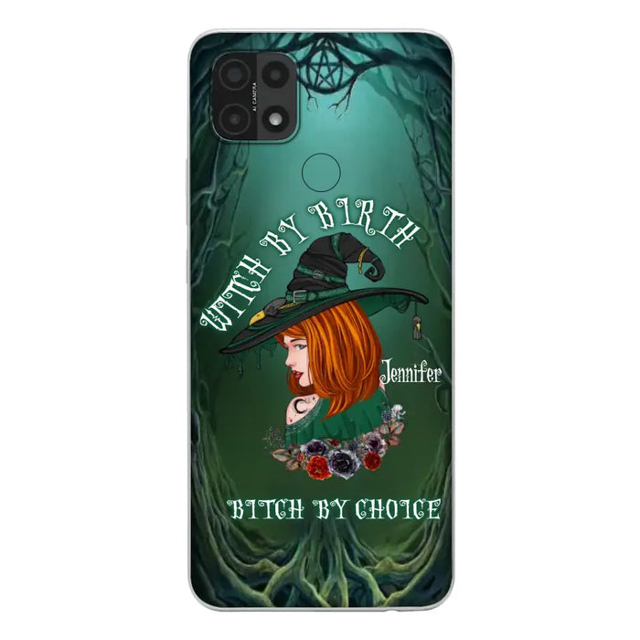 Custom Personalized Witch Phone Case - Gift Idea For Halloween - Witch By Birth Bitch By Choice - Case For Oppo/Xiaomi/Huawei