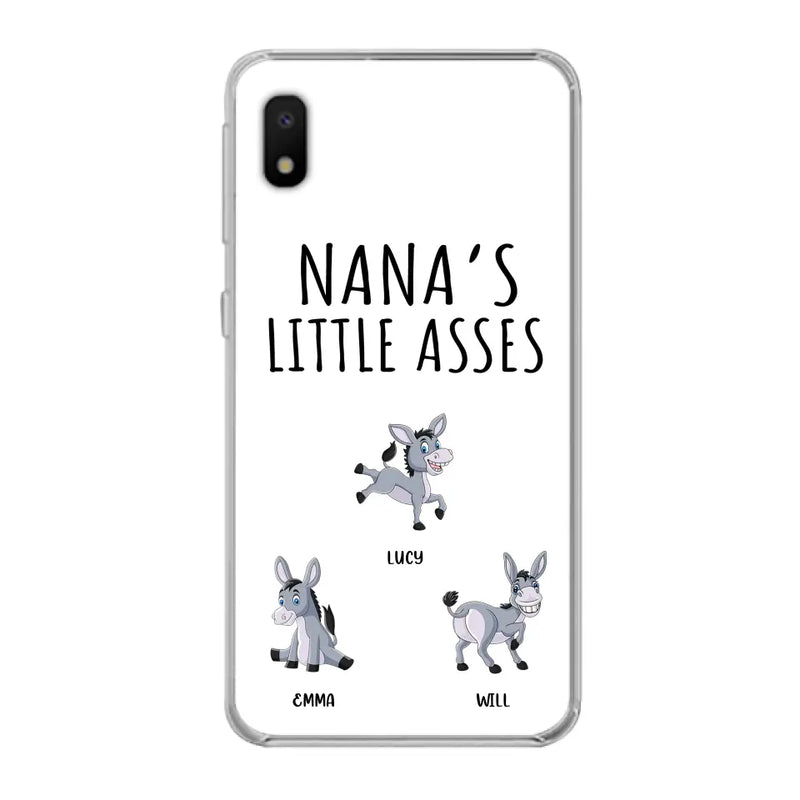 Personalized Donkeys Phone Case - Gift Idea For Family/Grandma/Papa - Up to 12 Donkeys - Case For iPhone/Samsung - Boss's Pain In The Asses