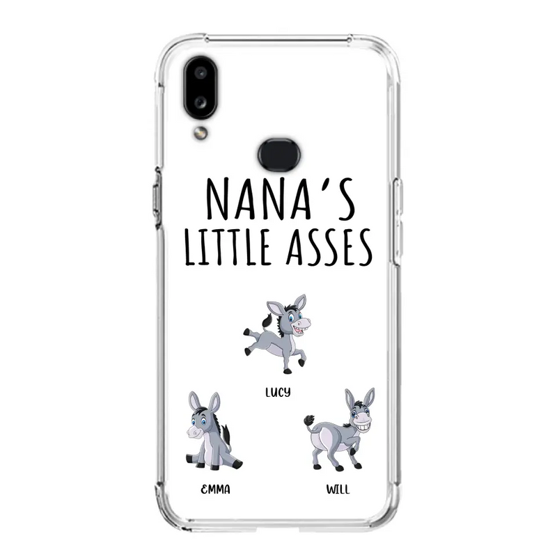 Personalized Donkeys Phone Case - Gift Idea For Family/Grandma/Papa - Up to 12 Donkeys - Case For iPhone/Samsung - Boss's Pain In The Asses