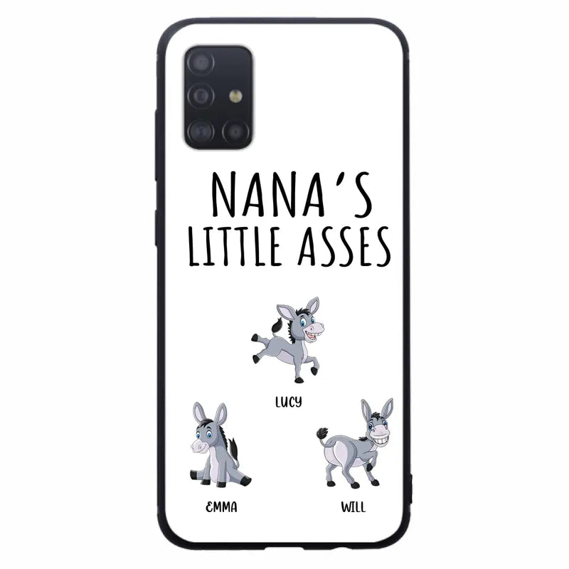 Personalized Donkeys Phone Case - Gift Idea For Family/Grandma/Papa - Up to 12 Donkeys - Case For iPhone/Samsung - Boss's Pain In The Asses