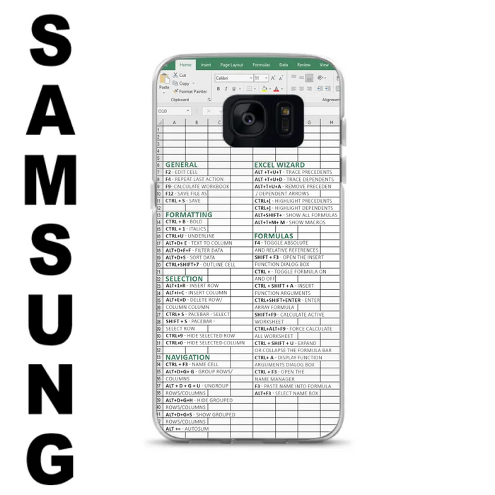 Personalized Excel Phone Case - Gift Idea For Excel Lovers - Cases For iPhone/Samsung