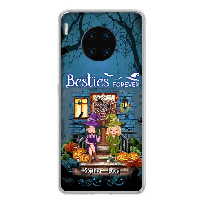 Custom Personalized Halloween Friend Phone Case - Upto 5 Friends - Halloween Gift Idea for Friends/Sisters - Besties Forever - Case for Xiaomi/Huawei/Oppo