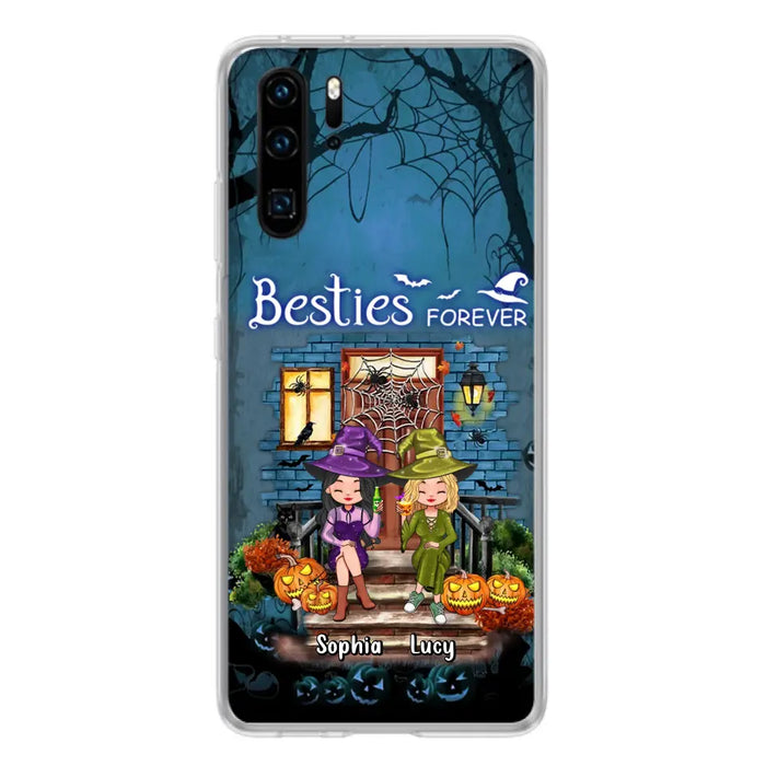 Custom Personalized Halloween Friend Phone Case - Upto 5 Friends - Halloween Gift Idea for Friends/Sisters - Besties Forever - Case for Xiaomi/Huawei/Oppo