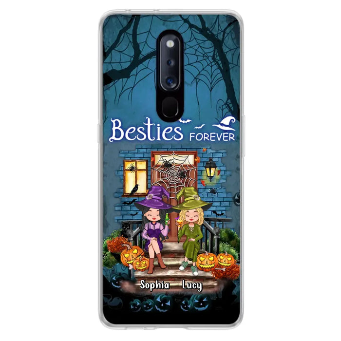 Custom Personalized Halloween Friend Phone Case - Upto 5 Friends - Halloween Gift Idea for Friends/Sisters - Besties Forever - Case for Xiaomi/Huawei/Oppo