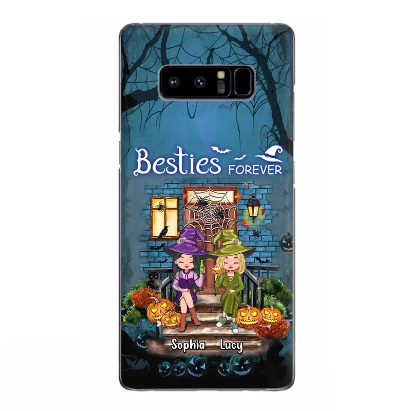 Personalized Halloween Friend Phone Case - Up to 5 Friends - Halloween Gift Idea for Friends/Sisters - Besties Forever - Case for iPhone/Samsung