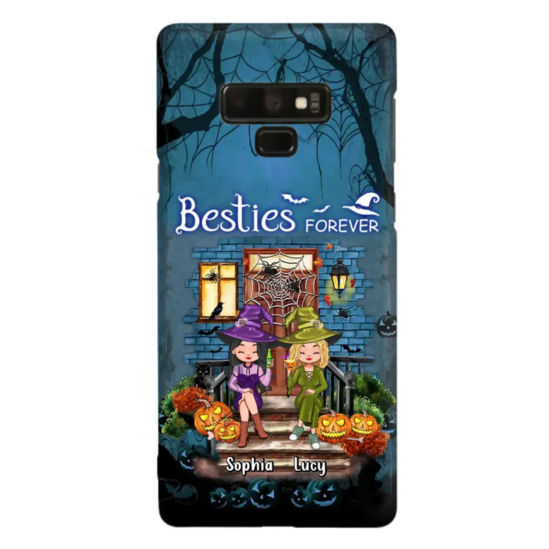 Personalized Halloween Friend Phone Case - Up to 5 Friends - Halloween Gift Idea for Friends/Sisters - Besties Forever - Case for iPhone/Samsung