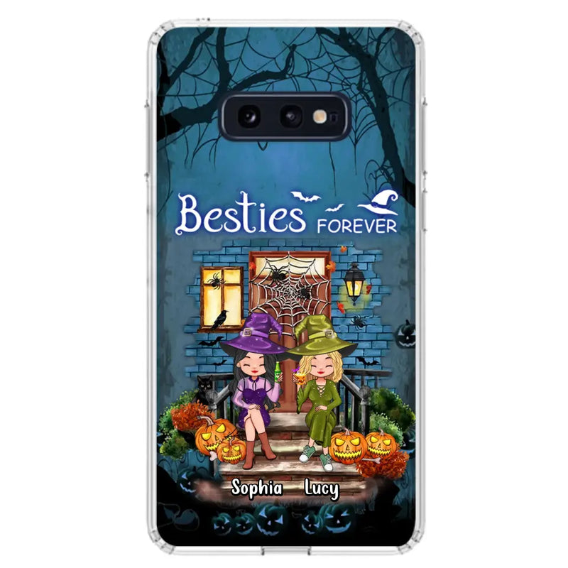 Personalized Halloween Friend Phone Case - Up to 5 Friends - Halloween Gift Idea for Friends/Sisters - Besties Forever - Case for iPhone/Samsung
